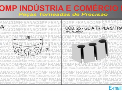 13-GUIA TRIPLA COM TRAVA