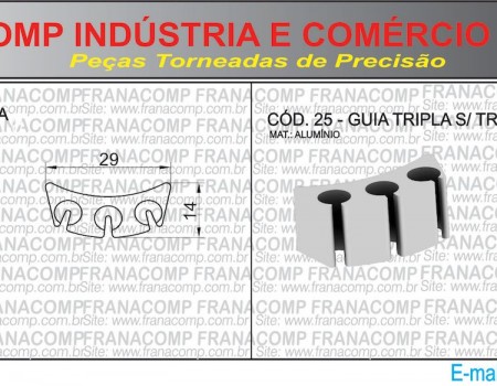 13-GUIA TRIPLA COM TRAVA