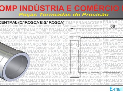 18-LUVA MOVIMENTO CENTRAL COM ROSCA E SEM ROSCA