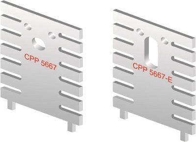 Dissipador de Calor CPP5667   – CPP5667-E (latão e alumínio)